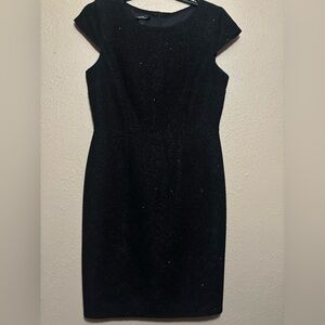 Alyx Black Off-the-Shoulder Sheath Mini Dress